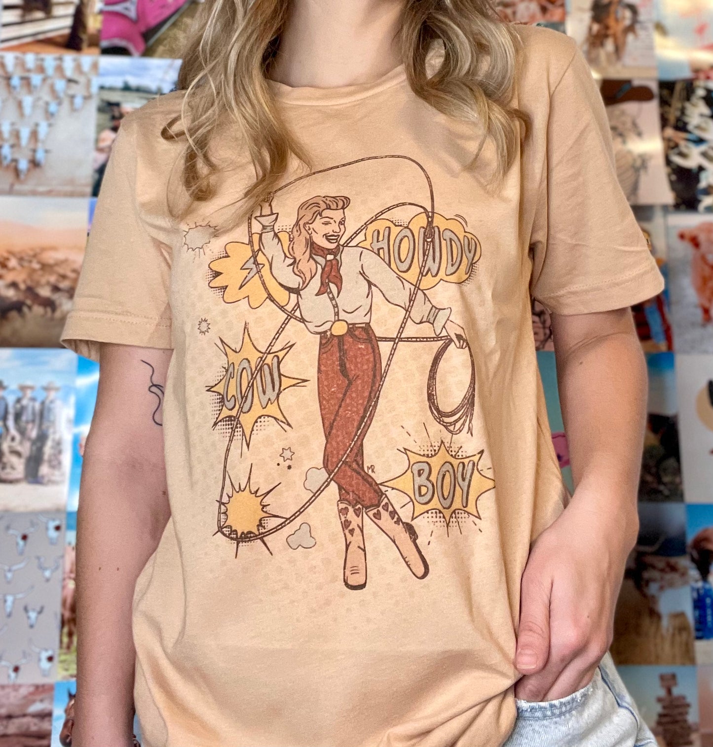 Howdy Cowboy Graphic Tee