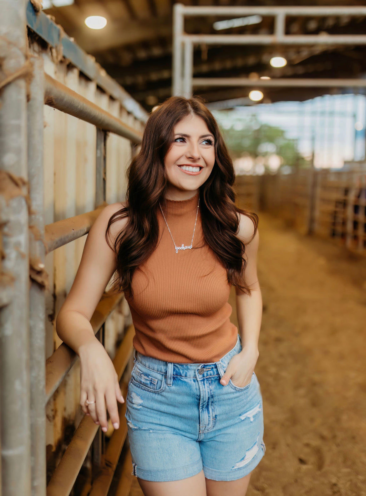 Sleeveless Toffee Bodysuit